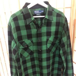 Ralph Lauren Lumberjack Green and Black.